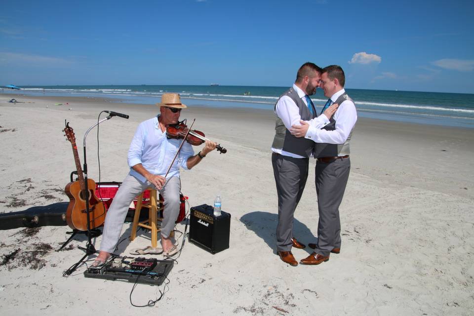 Beach Side musicians