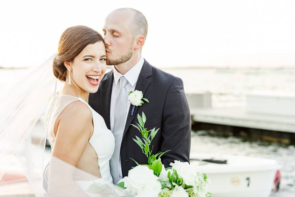 Couple during sunset