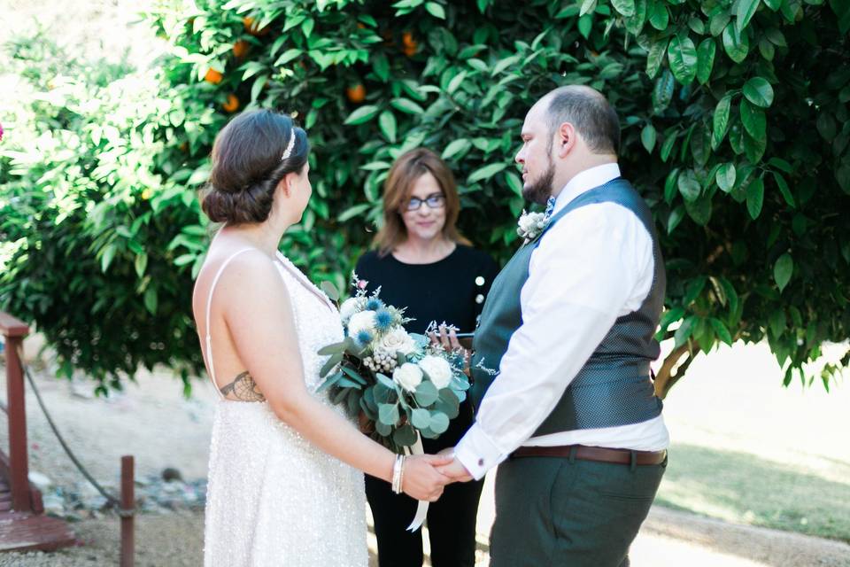 Backyard Elopement