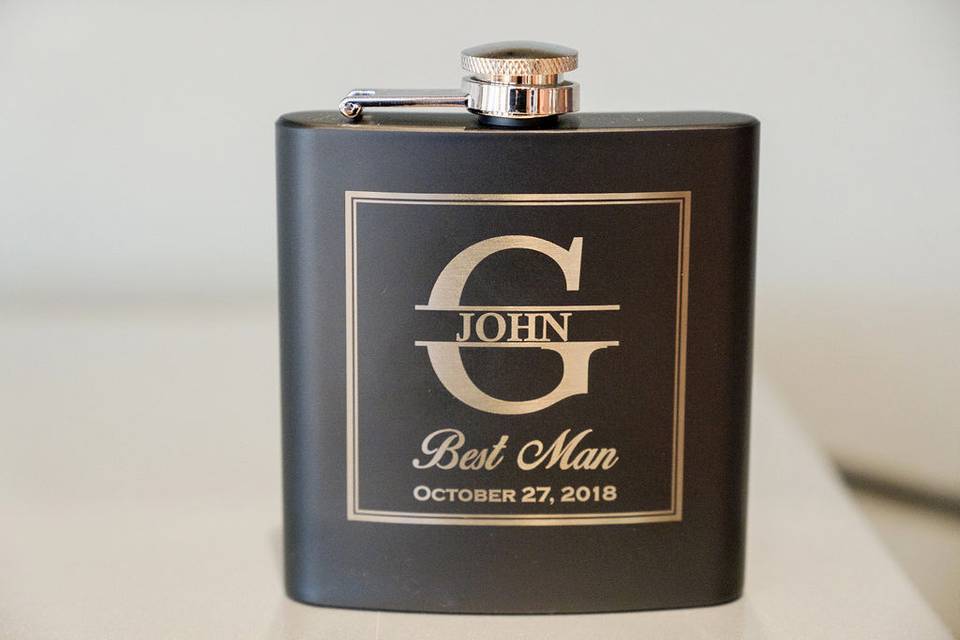 Best man's flask