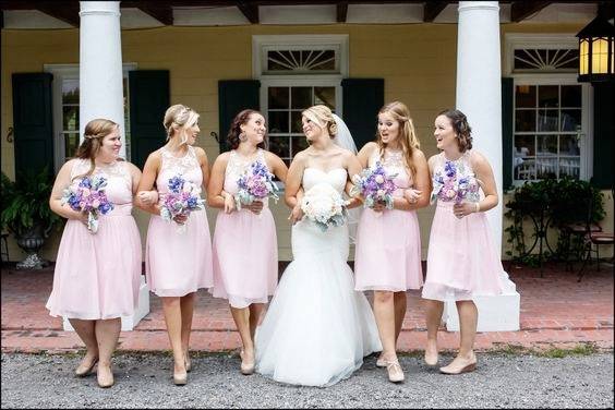 Pink Bridesmaids