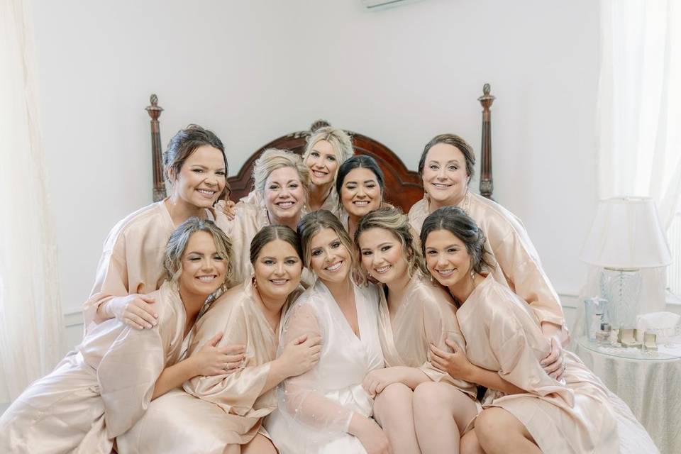 Bridesmaids with Bride