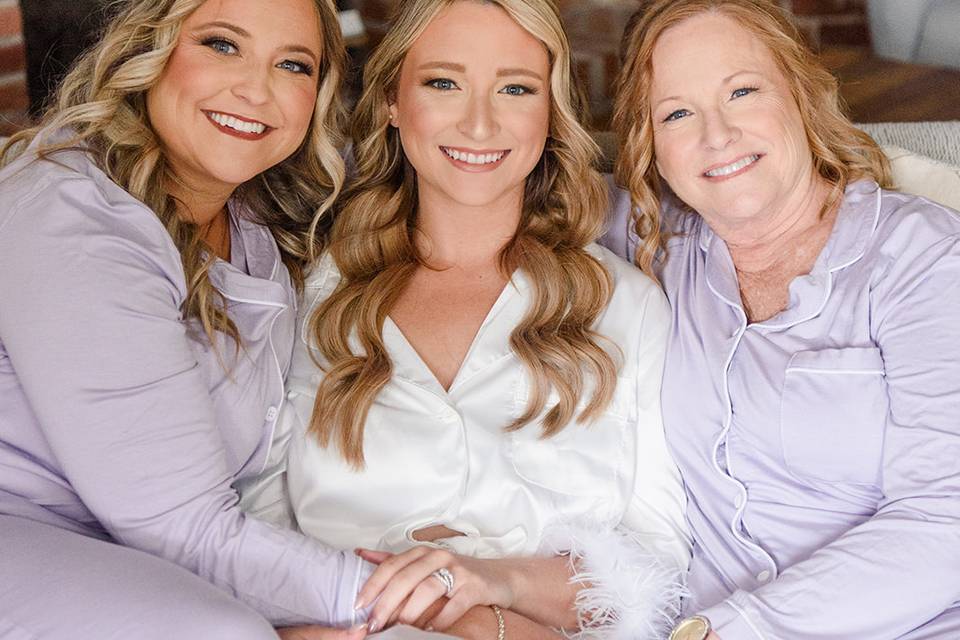 Mother and daughters