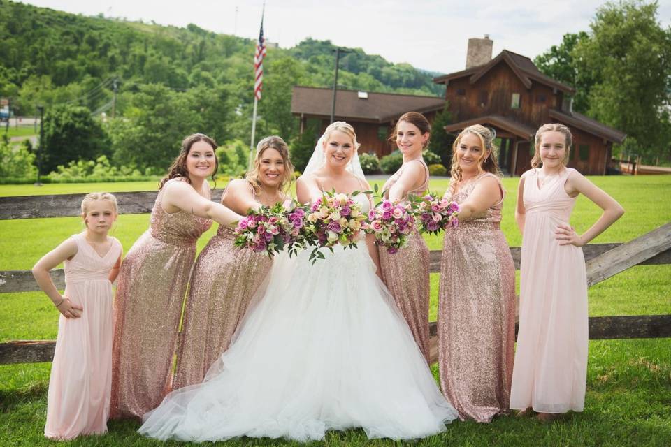 Bride and her tribe