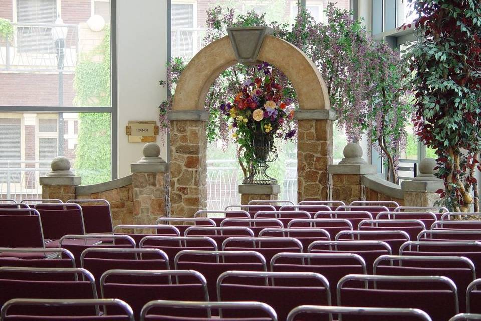 Indoor wedding venue