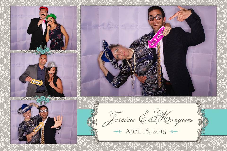 Photo Booth Save The Date Cards by Jessica Williams