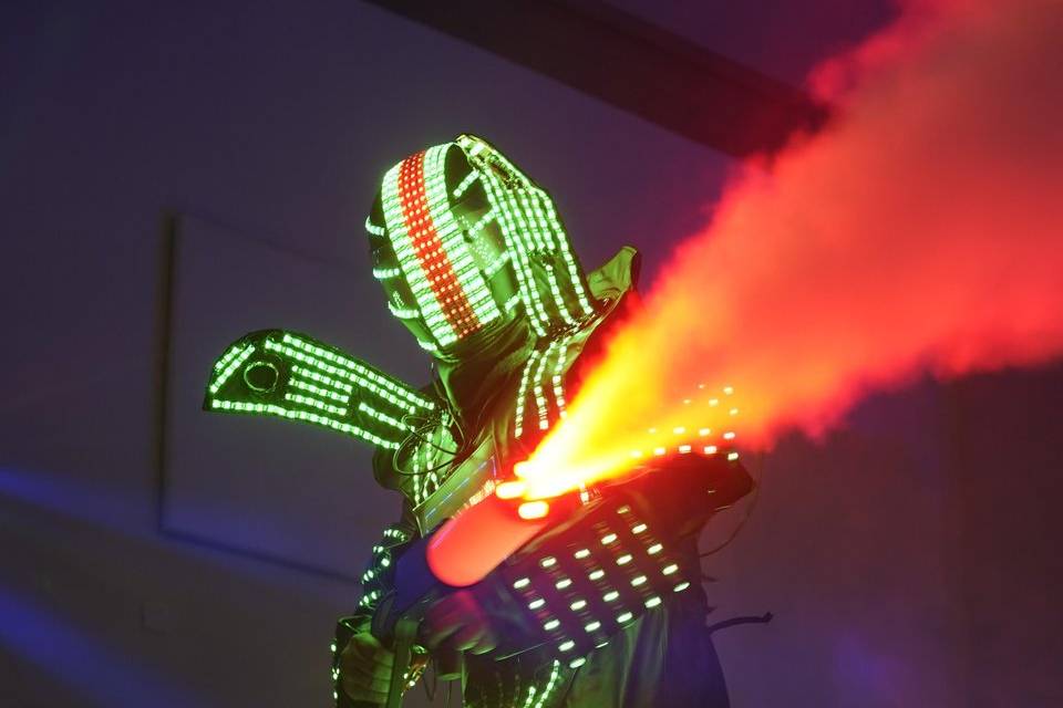 Robot suits and C02 Cannons