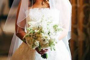 Bride in veil