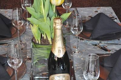 Bottles of bubbly
