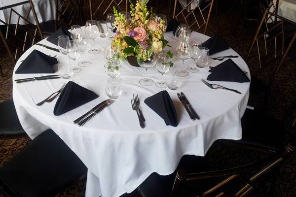 House linens and classy presentations