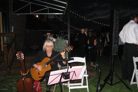 Phyllis Lynch on Classical Guitar at Mavris Event Center, downtown Indianapolis IN