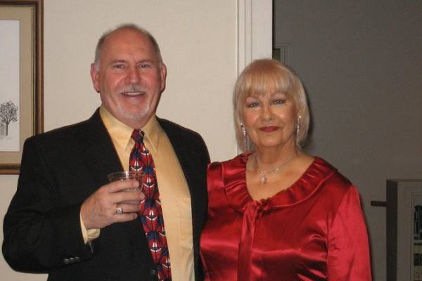 Phyllis Lynch (piano)and Don Johnston (Drums-Vocals) at Retirement Party, Franklin IN.