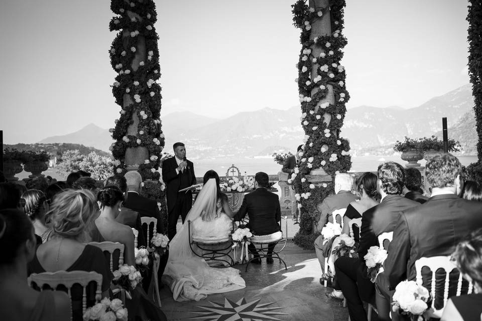 Ceremony at Balbianello