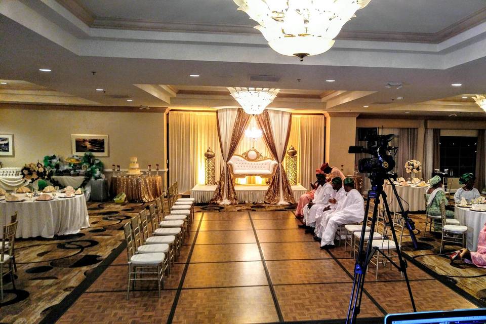 Wedding reception