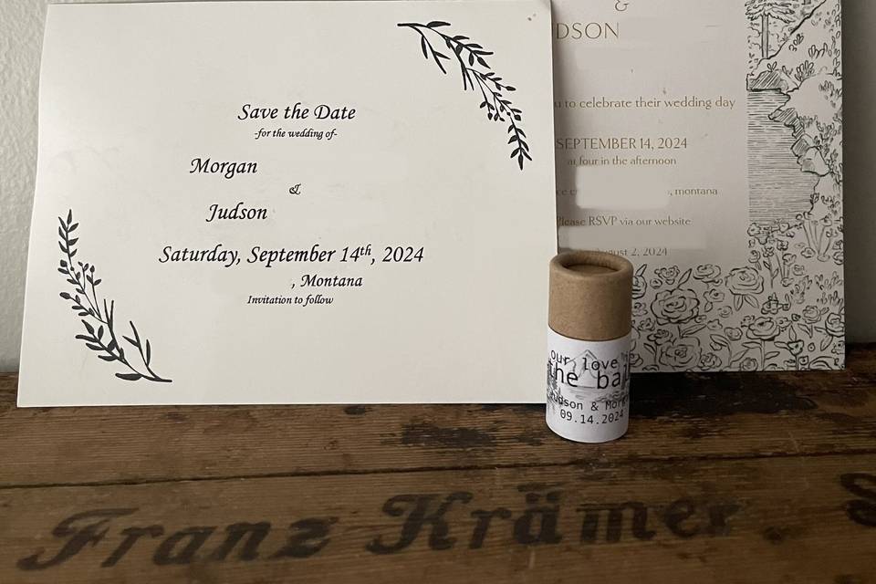 Tallow balms matched to invite