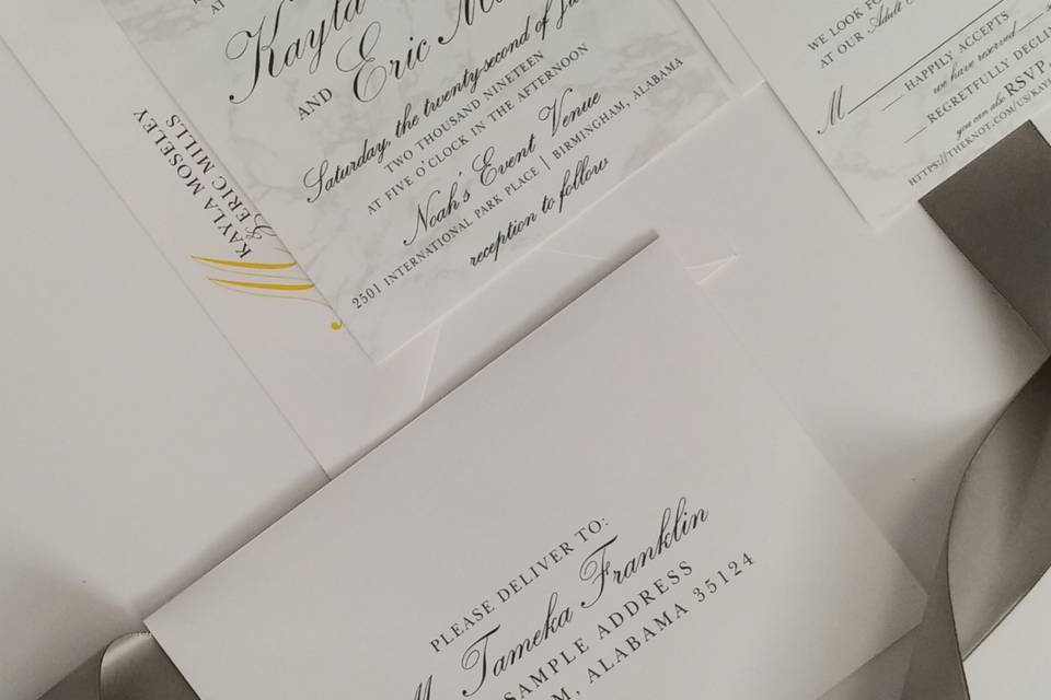 Marble Invitation Suite