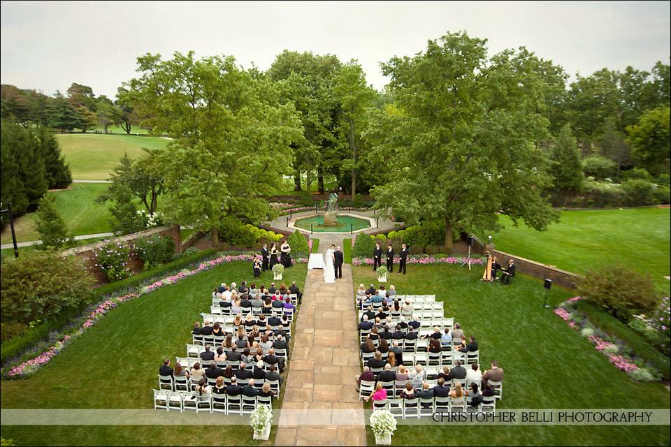 Outdoor wedding