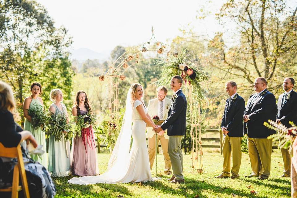 Outdoor ceremony