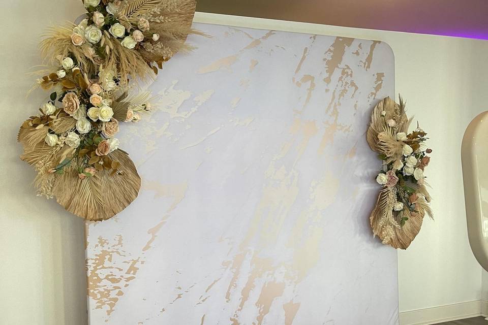 Boho Glam Backdrop