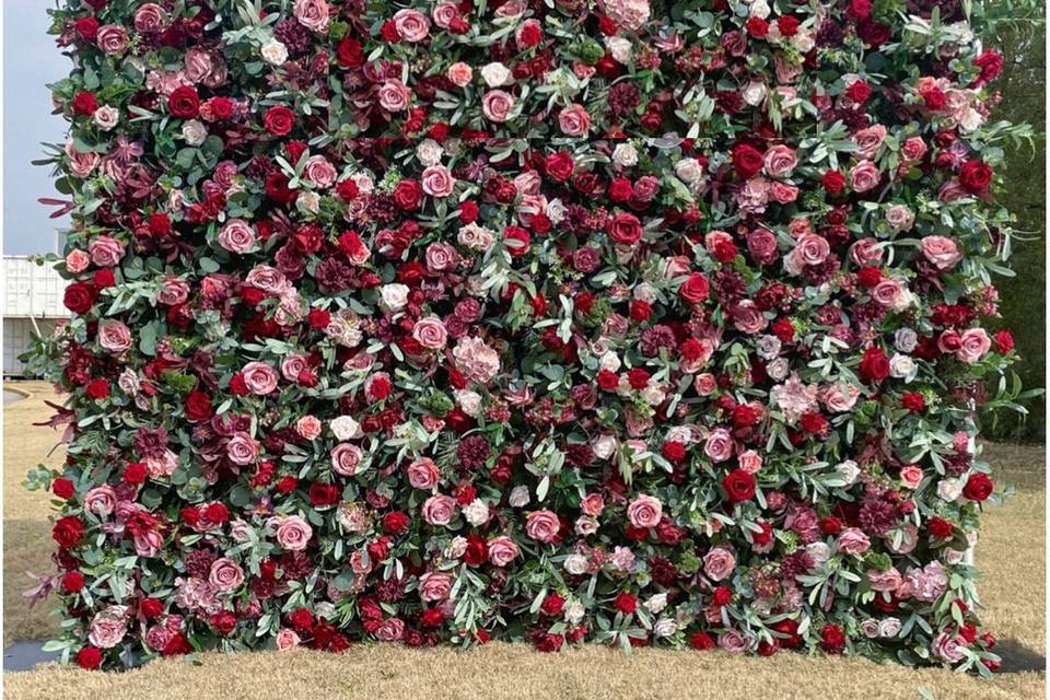 Selena Flower Wall