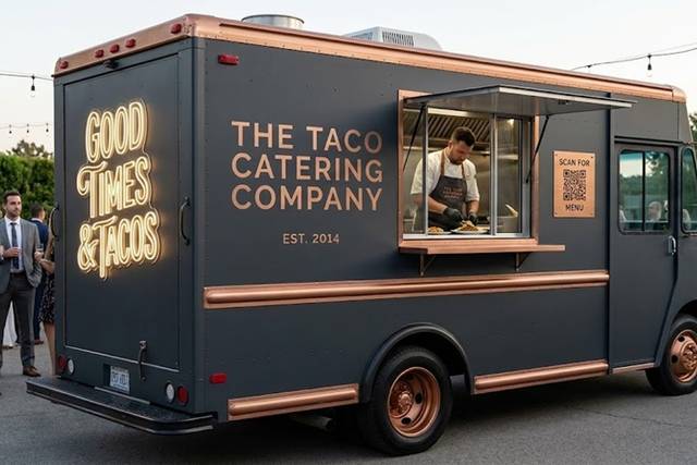 Stylish Taco Food Truck