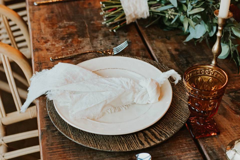 Boho Inspired Sweetheart Table