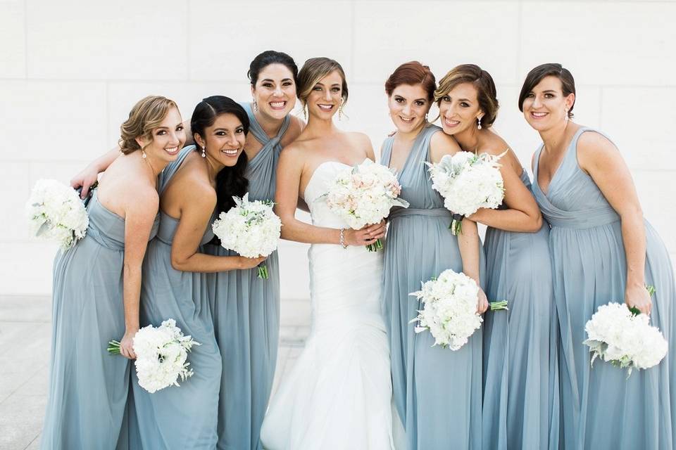 Fun with bridesmaids