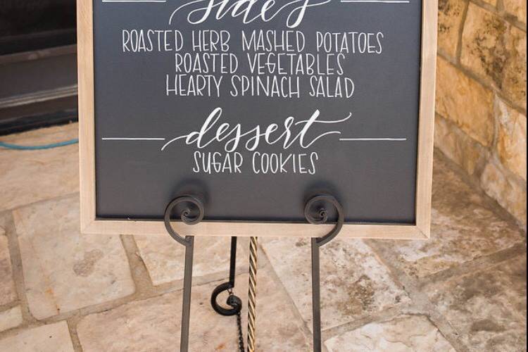 Custom Menu Signs