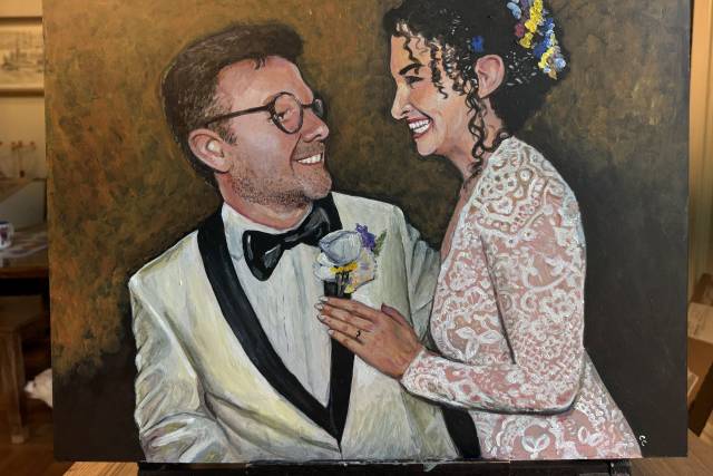 Real-Time Wedding Painting