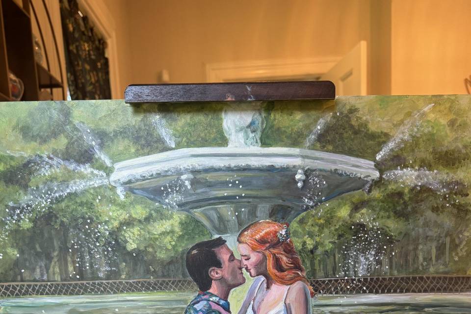 Live Wedding Portrait