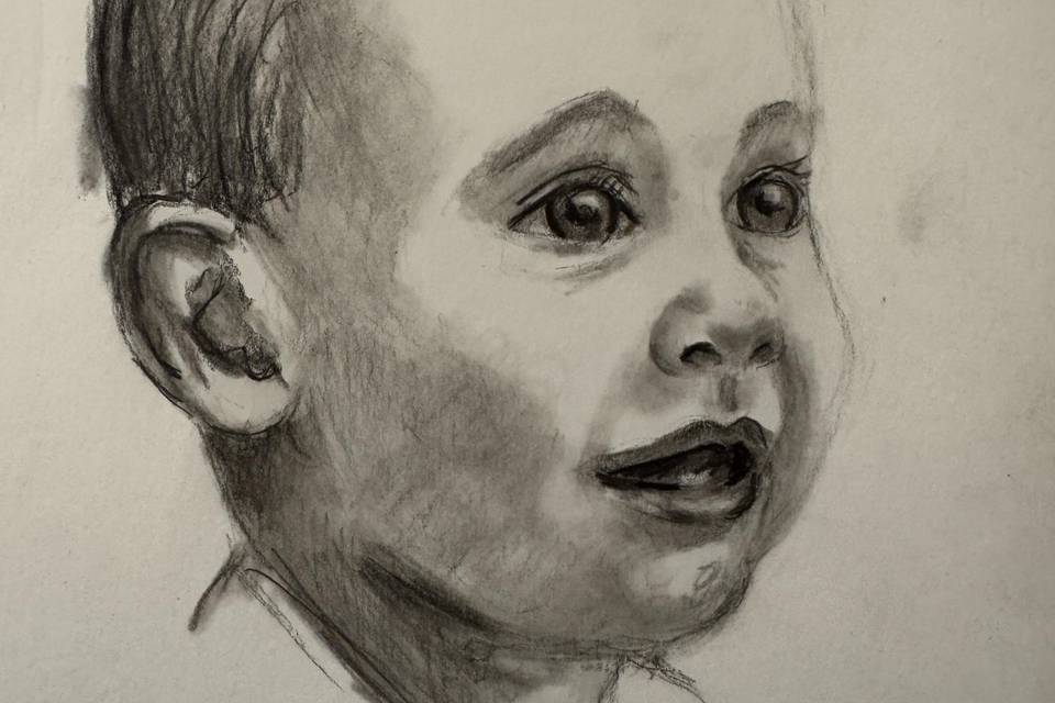 15 Min Charcoal Portrait