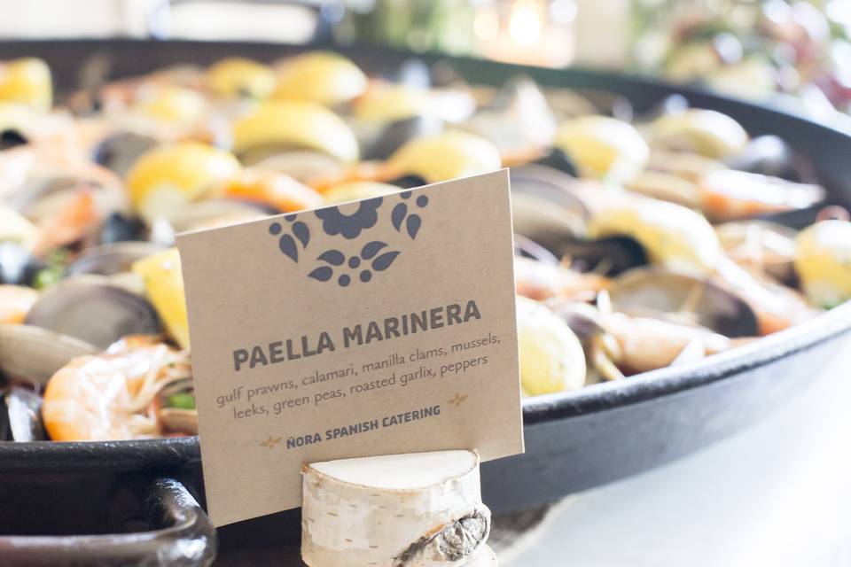 Paella dish
