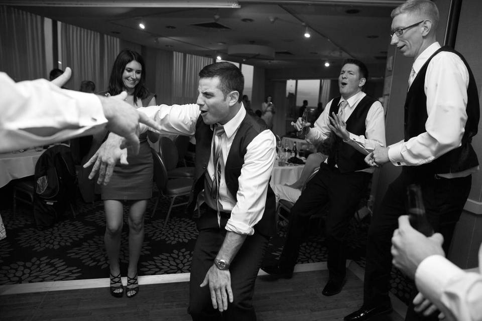 Real wedding dancing