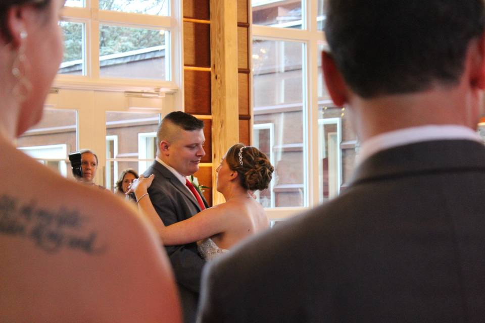 Their first dance as Husband and Wife.