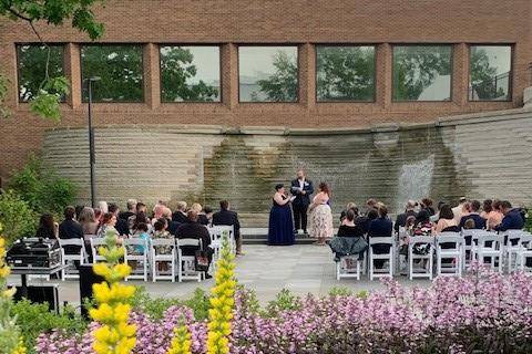 Spring Ceremony in Courtyard