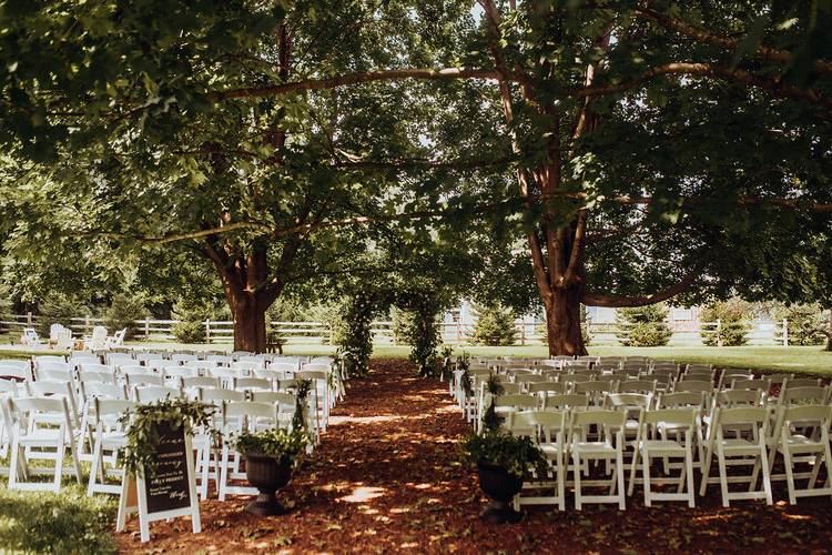 Garden ceremony