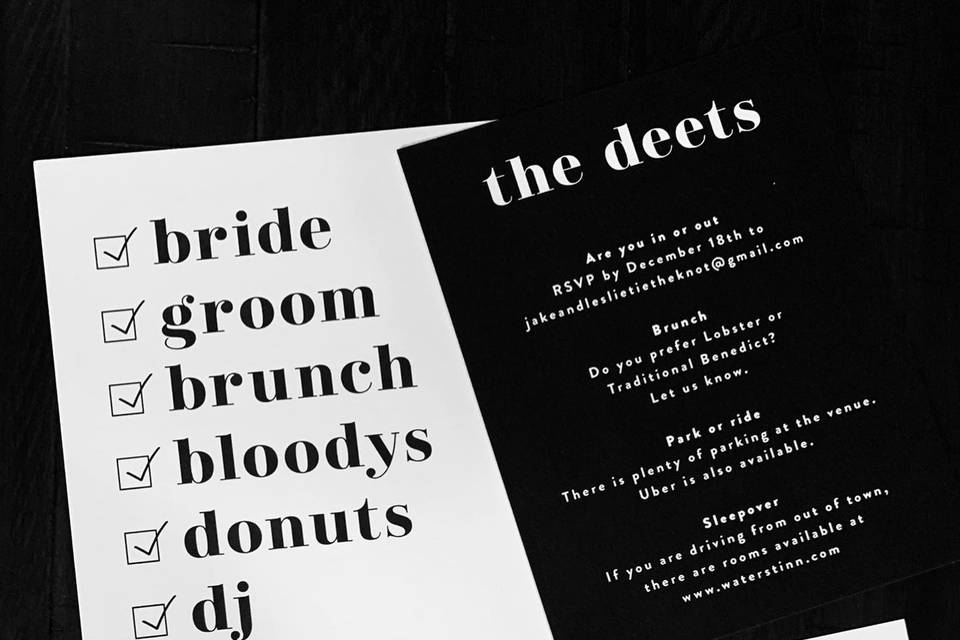 Brunch wedding