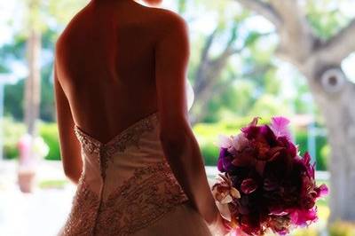 Bride's silhouette
