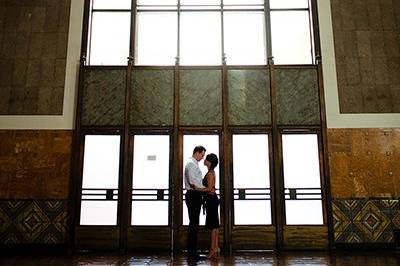 Union Station Engagement shoot