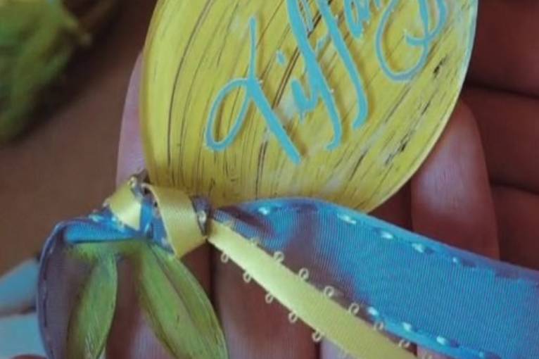 Hand-painted Acrylic PlaceCard