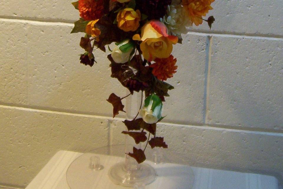 Fall Cascade bouquet
