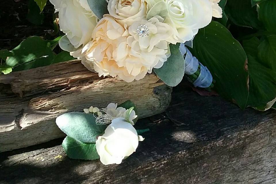 Summer peony bouquet