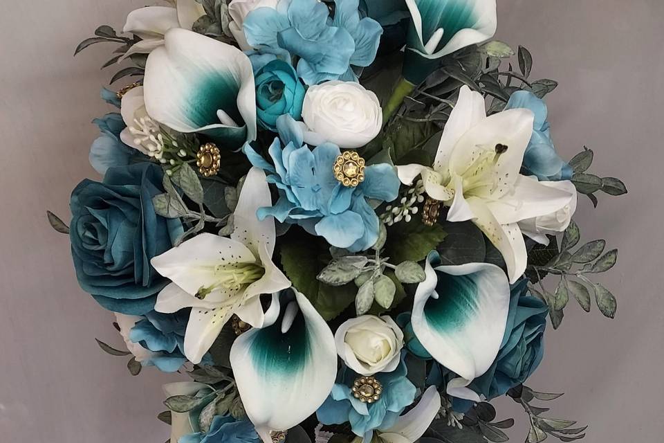 Calla Lily Cascade Bouquet