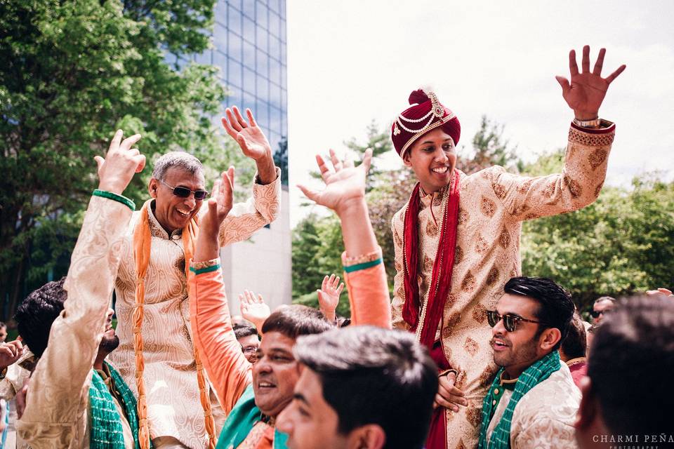 Baraat w/ the Father & Groom