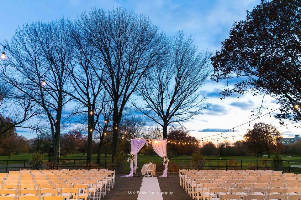 Outdoor wedding