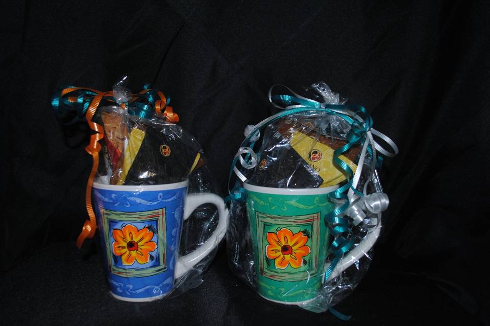 Gift cups with Organo Gold sachets