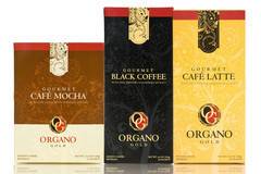 Organo Gold Black, Latte and Mocha products