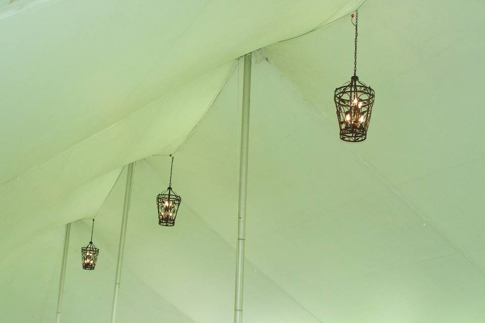 Hanging lanterns