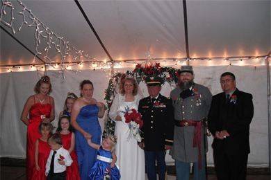 The Harrisons and their guests