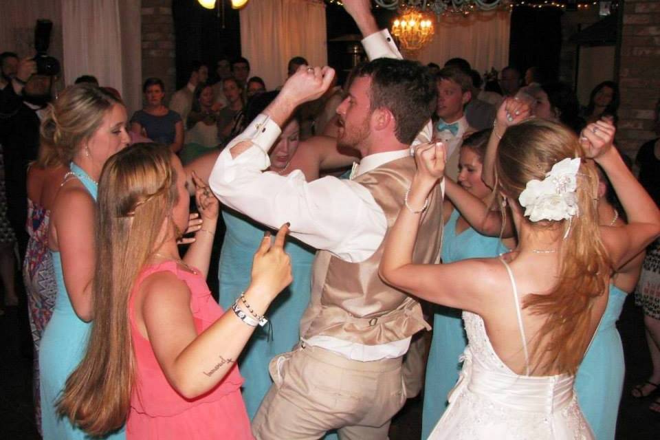 Wedding dance party